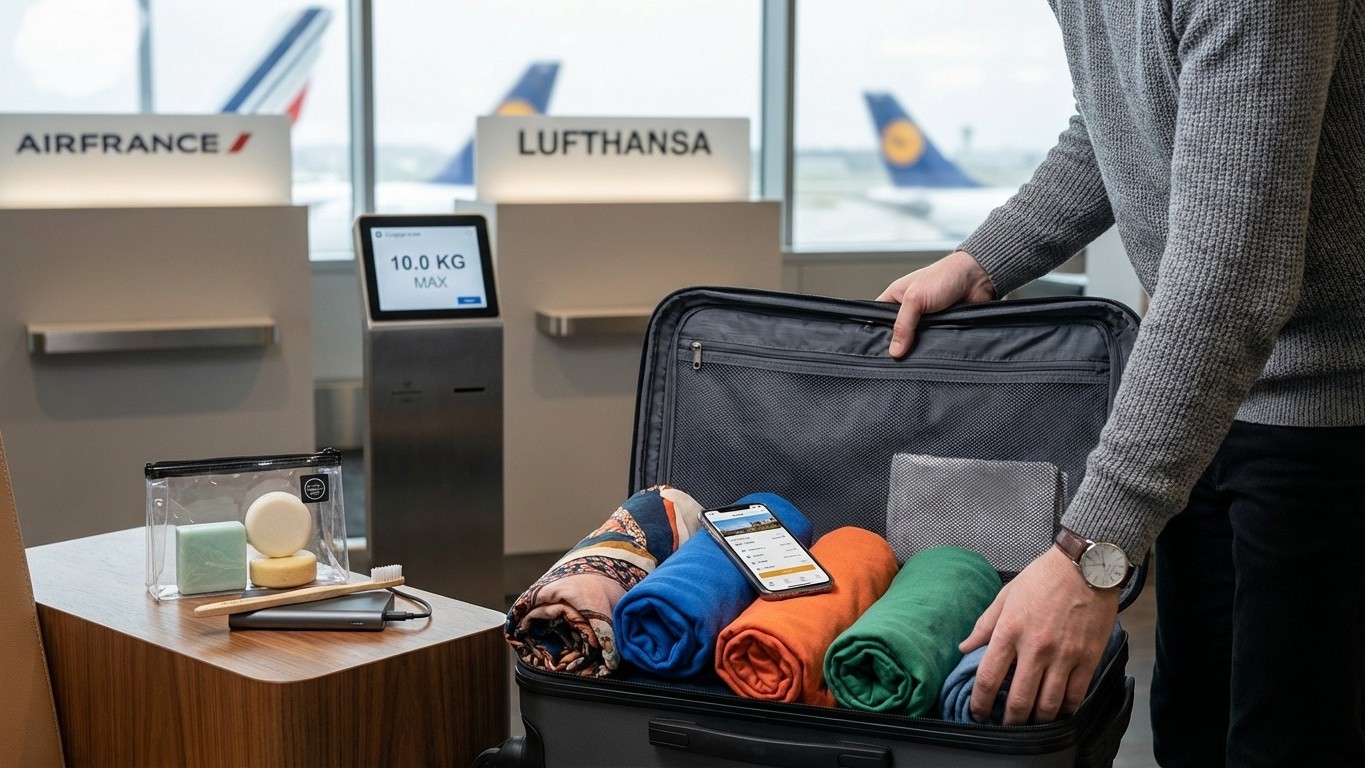 Voyager (beaucoup) plus léger : astuces inédites des hôtesses et grands routards à piquer en 2026
