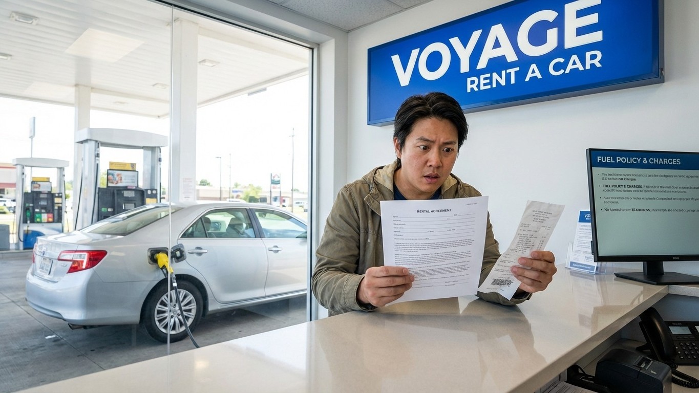 Location de voiture : je payais 40€ de trop jusqu’à ce que je comprenne cette erreur sur le carburant