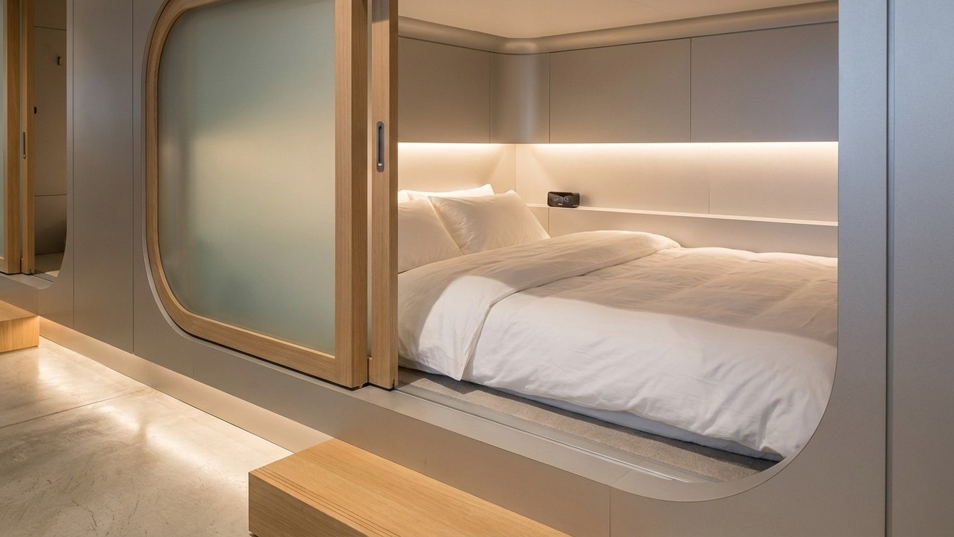 « J'ai dormi gratuitement à l'aéroport » : ces capsules de repos que la plupart des passagers en transit ignorent