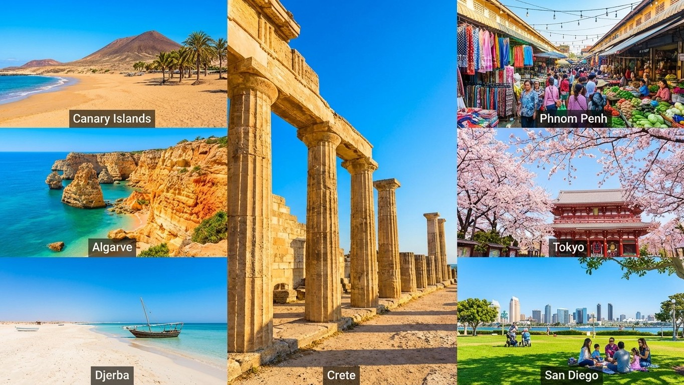 Où partir au soleil au printemps ? Nos idées pour profiter de l’été avant tout le monde