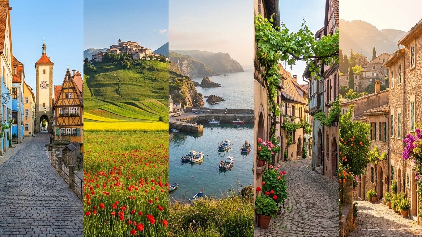 Printemps en Europe : 5 villages sublimes et tranquilles à visiter avant l’affluence des beaux jours