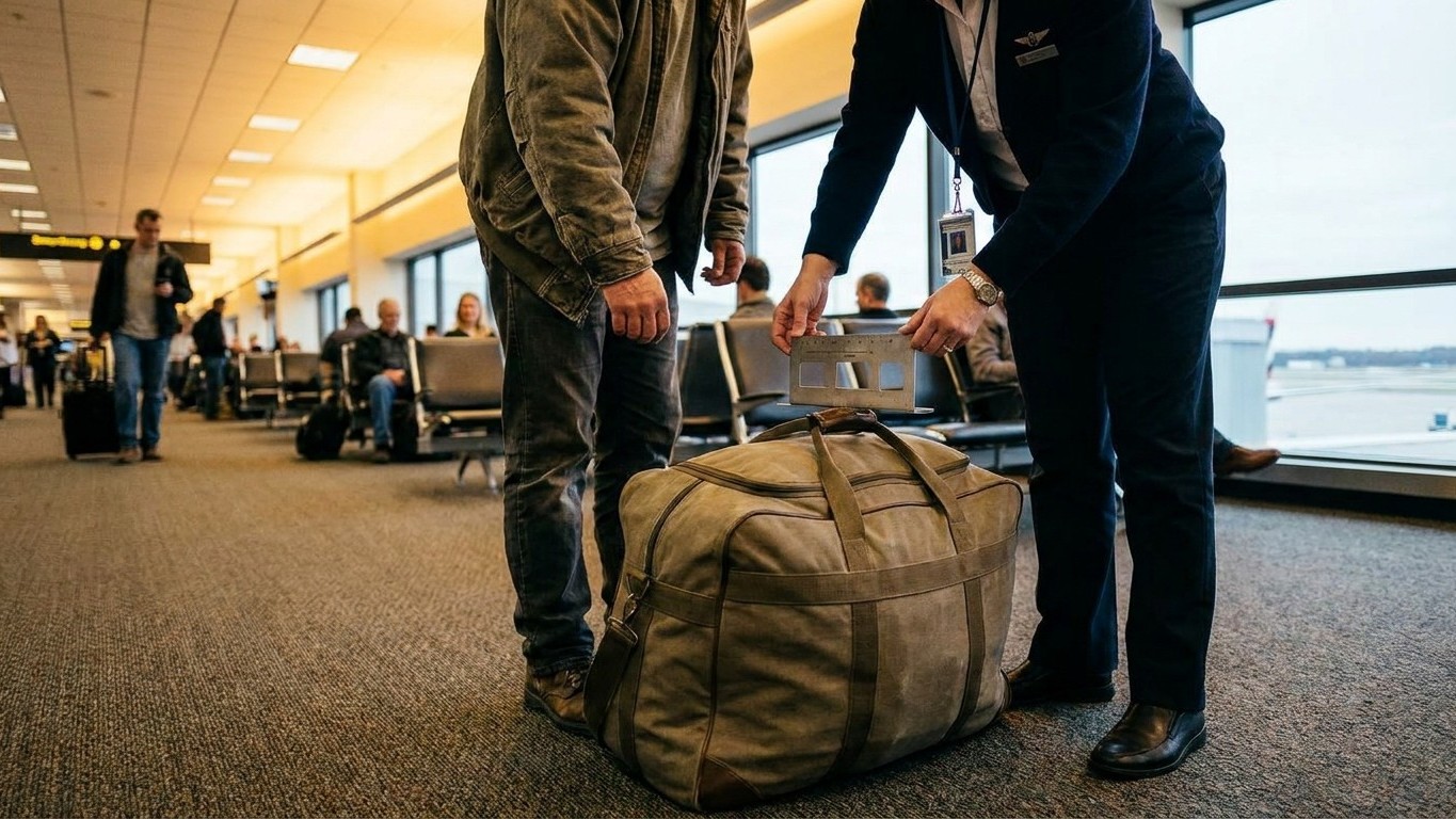 J'ai mesuré mon sac cabine avant de partir : il dépassait d'un centimètre, et Ryanair m'a fait payer le prix fort