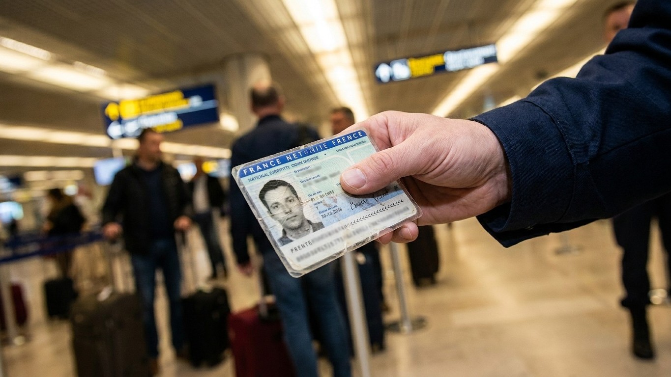 Je suis arrivé aux Féroé avec ma carte d'identité, comme pour le Danemark : l'agent à Vágar m'a renvoyé vers le comptoir