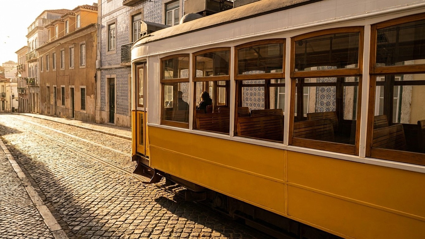 J'ai fait 45 minutes de queue pour le tram 28 à Martim Moniz : un Lisboète m'a montré le terminus où personne ne va