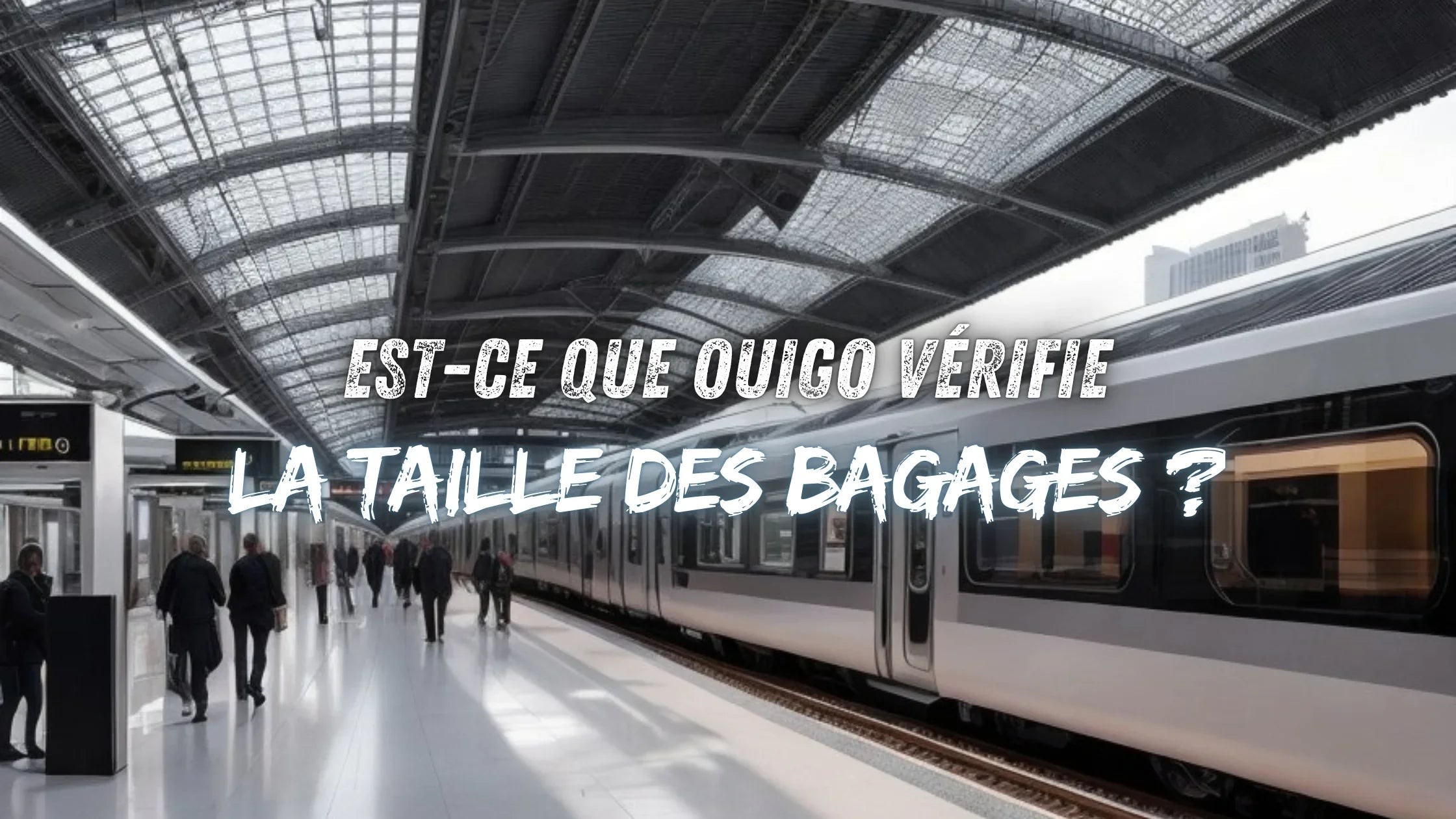 J'ai monté dans le Ouigo avec mon sac à dos de 40 L sans me poser de questions : quand le contrôleur s'est arrêté à ma pla...