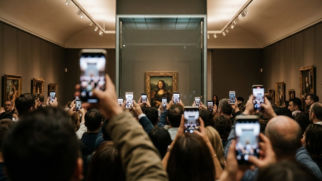 J'ai photographié la Joconde comme tout le monde au Louvre : l'agent ne m'a pas demandé d'effacer la photo, il m'a pris la...