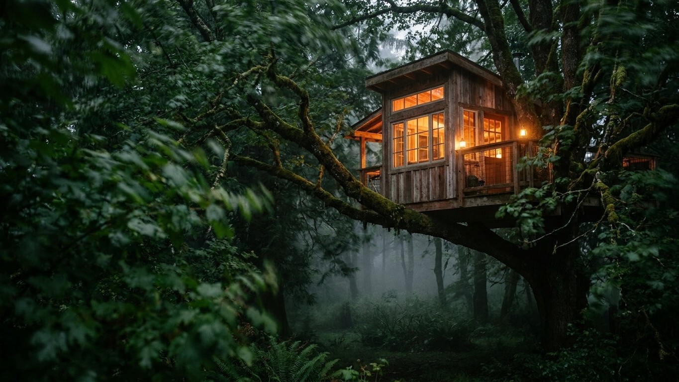 J'ai réservé une cabane perchée pour l'Ascension : à 2 h du matin, j'ai compris ce que l'annonce ne disait pas