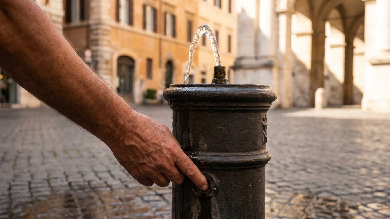 Je payais 3 € par bouteille d'eau en terrasse à Rome : un passant m'a montré ce qu'il y avait au coin de chaque rue