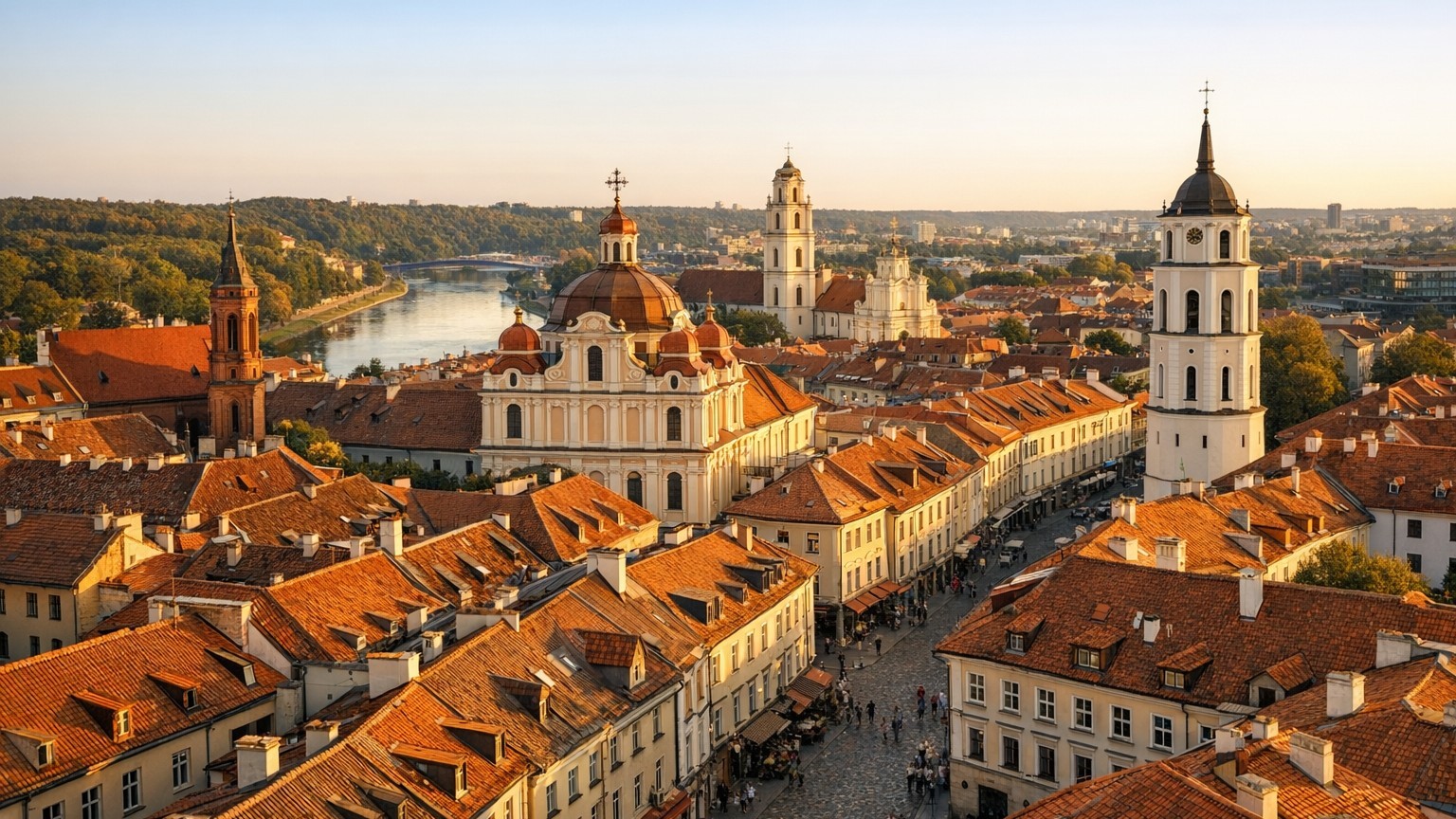 À moins de 3h de vol, cette capitale balte aligne une vieille ville baroque Unesco à moitié prix de Prague