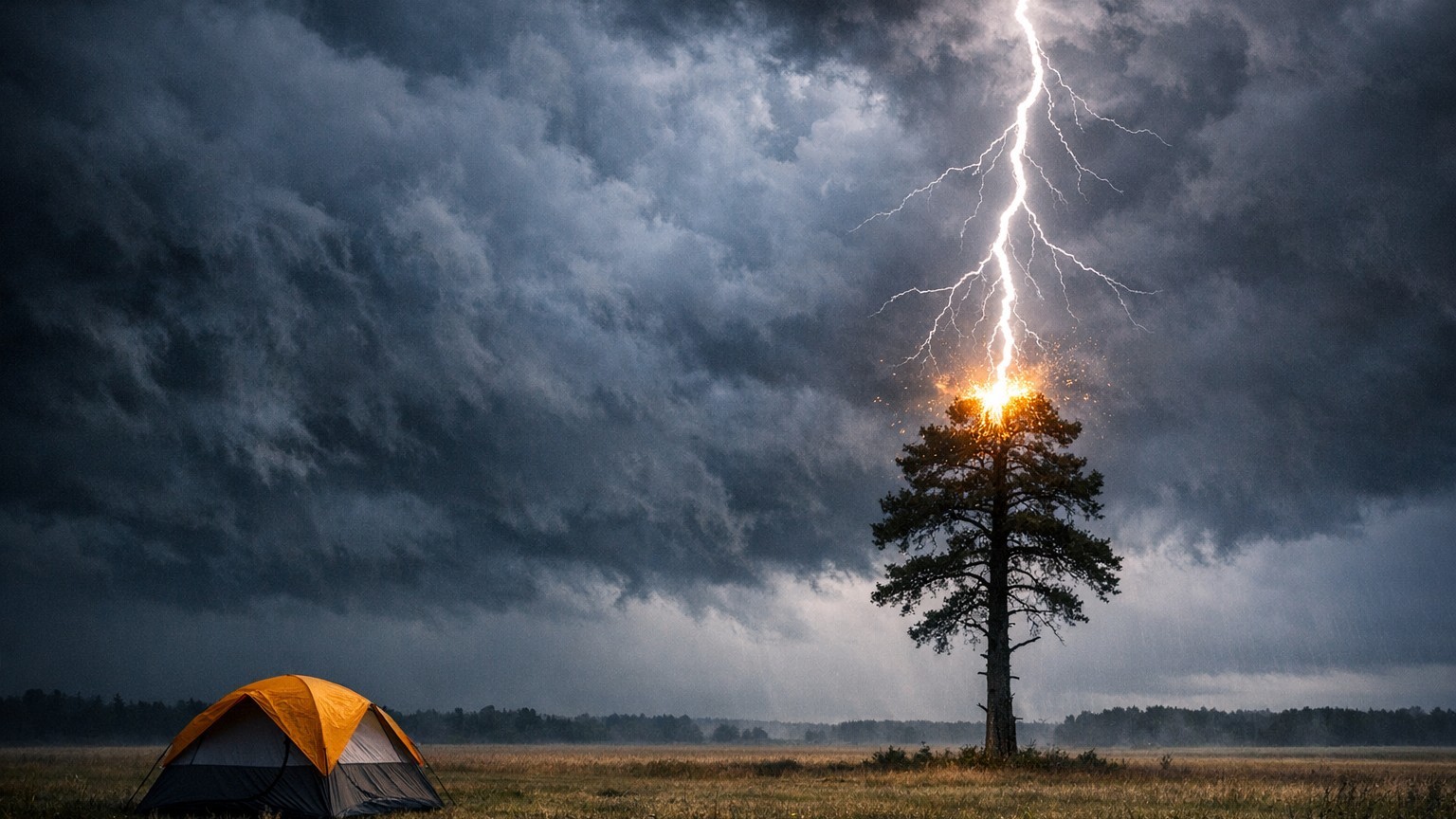 Je plantais toujours ma tente sous le plus grand arbre par temps d'orage : le jour où un garde forestier m'a expliqué le d...