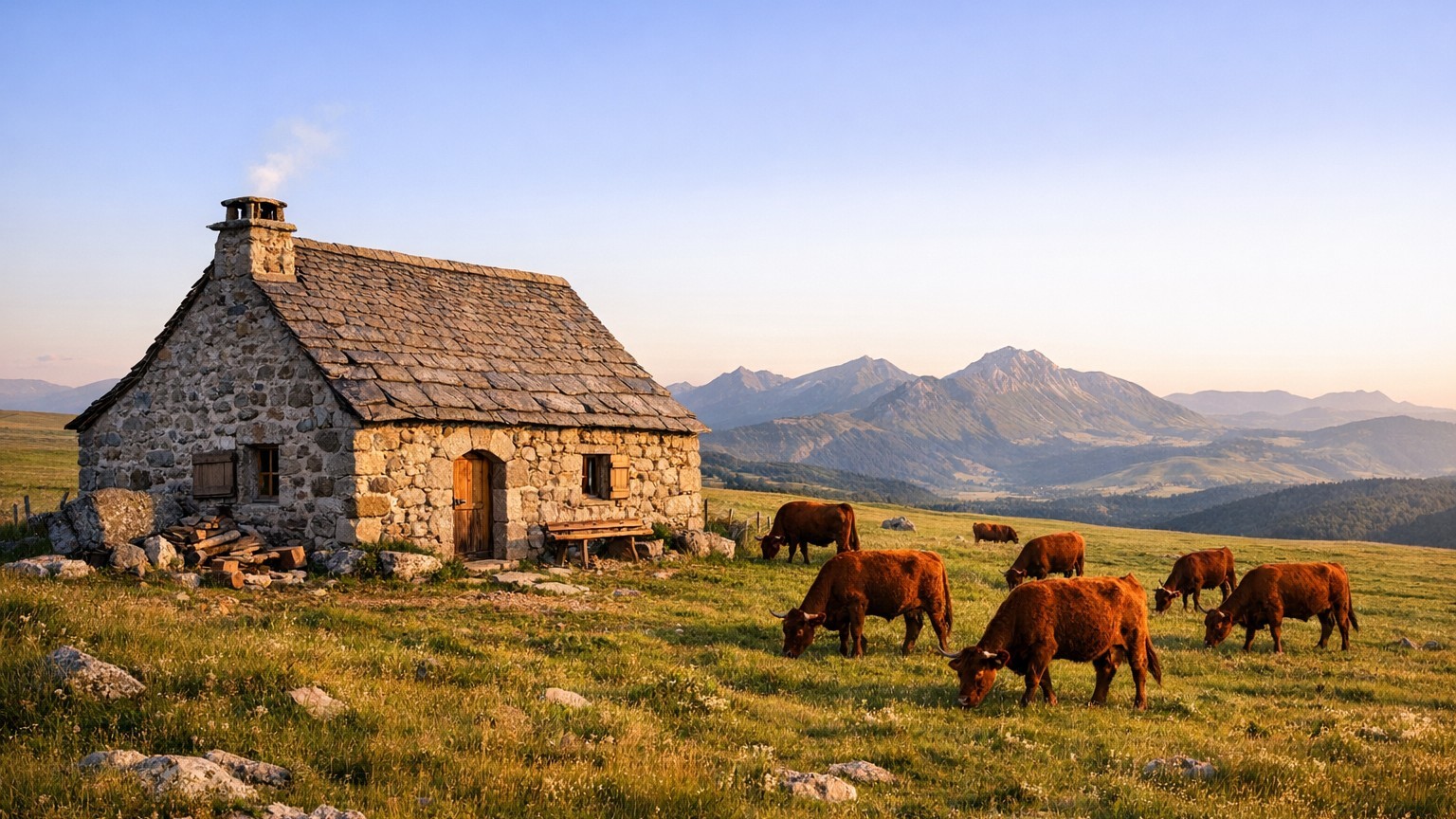 « On allait sur la côte chaque été » : depuis qu'on dort dans ces anciens burons du Cantal, on ne redescend plus