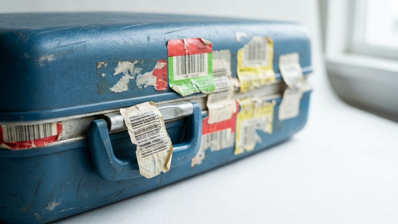 Je laissais toujours les anciennes étiquettes code-barres sur ma valise : un bagagiste m'a expliqué pourquoi mon sac risqu...