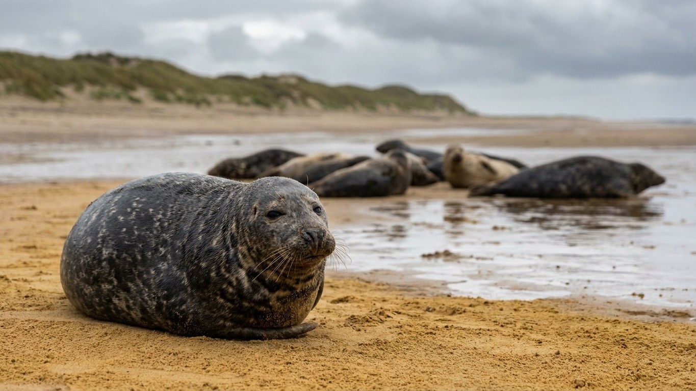 Pas besoin d'aller en Bretagne pour voir des phoques : cette île néerlandaise classée Unesco aligne 30 km de plages de dun...