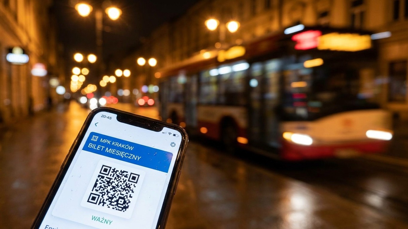 Fini les taxis après minuit à Cracovie : c'est un titre de transport à 4 € qui décide jusqu'où on peut loger hors du centre