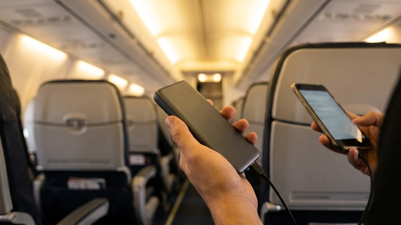 J'ai branché ma batterie externe sur mon téléphone en plein vol : l'hôtesse est arrivée avant même que l'écran s'allume