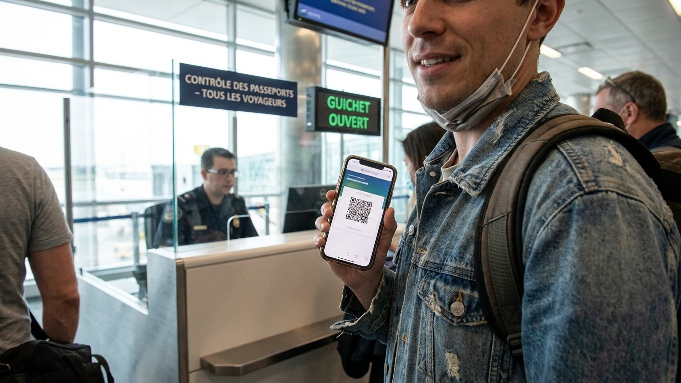 J'ai rempli mon petit carton blanc dans l'avion pour Bangkok juste pour gagner du temps à l'arrivée : au poste d'immigrati...