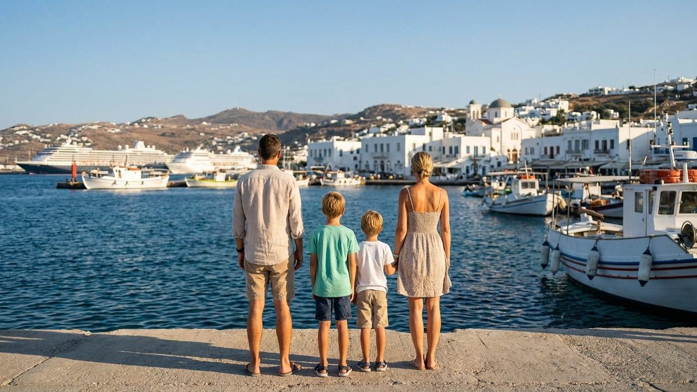 J'ai payé 80 € de taxe pour débarquer à Mykonos avec ma famille pendant notre croisière : sur cette autre île grecque, la ...