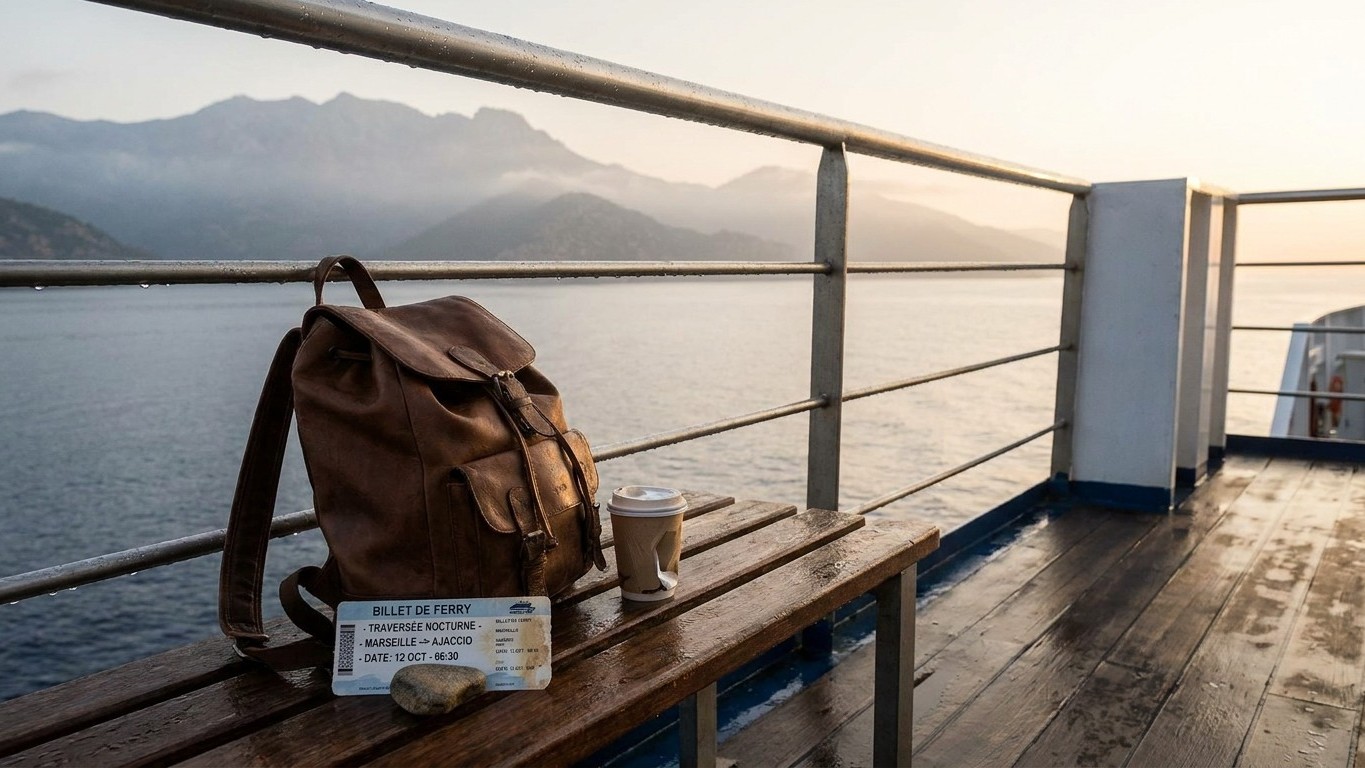 J'ai pris le ferry de nuit pour la Corse comme d'habitude : on a débarqué trois heures après l'heure prévue et la compagni...