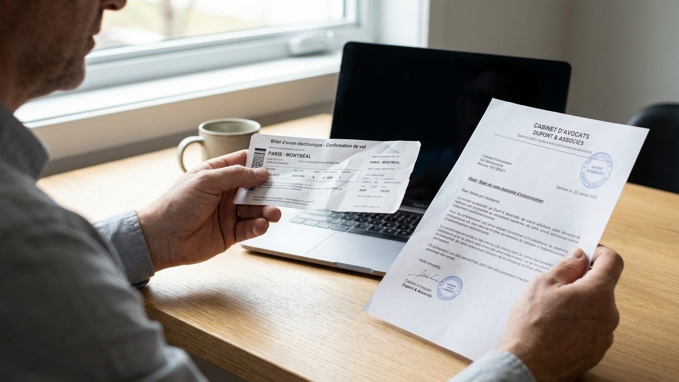 J'ai relancé trois fois la compagnie pour mes 600 € de vol annulé : au tribunal, ma demande a été rejetée parce que je n'é...