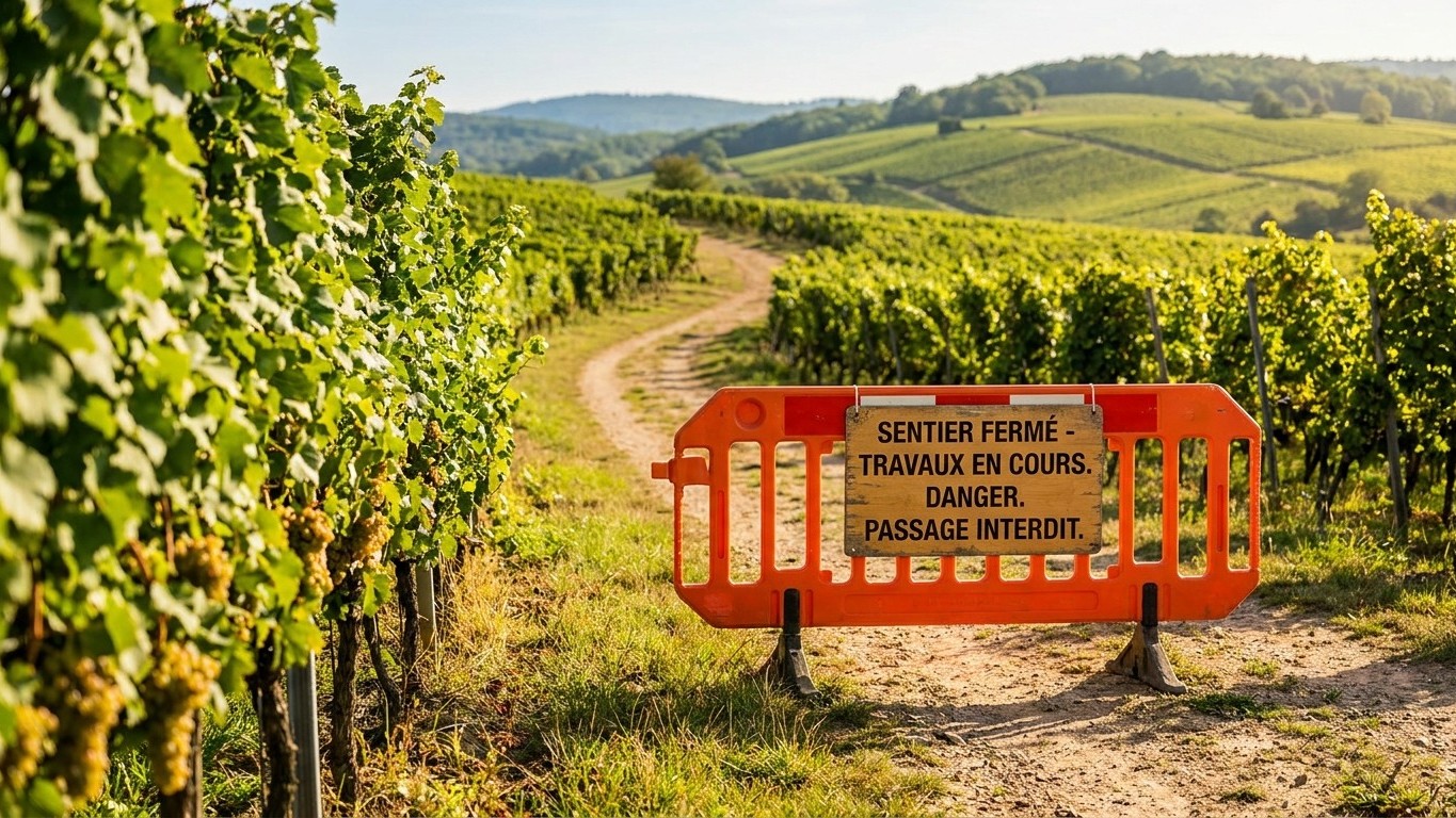 J'ai réservé mon week-end randonnée dans le vignoble alsacien en juin : au départ du sentier, on m'a annoncé que le chemin...
