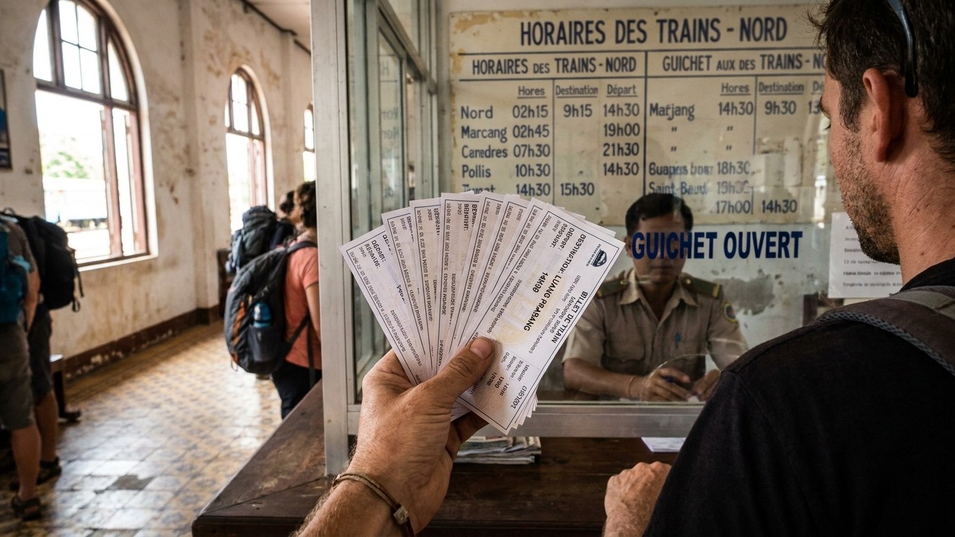 J'ai voulu réserver mon Singapour–Bangkok en train d'une seule traite : au guichet, on m'a annoncé qu'il me faudrait trois...