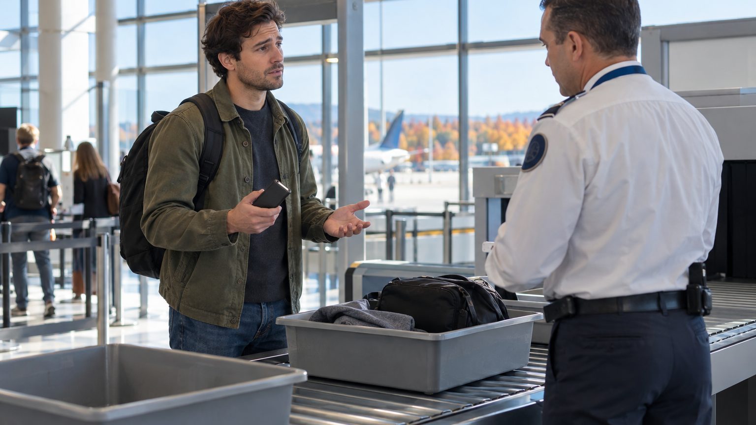 J'ai glissé trois batteries externes dans mon sac cabine pour tenir tout le voyage : au contrôle, un agent de l'aéroport m...