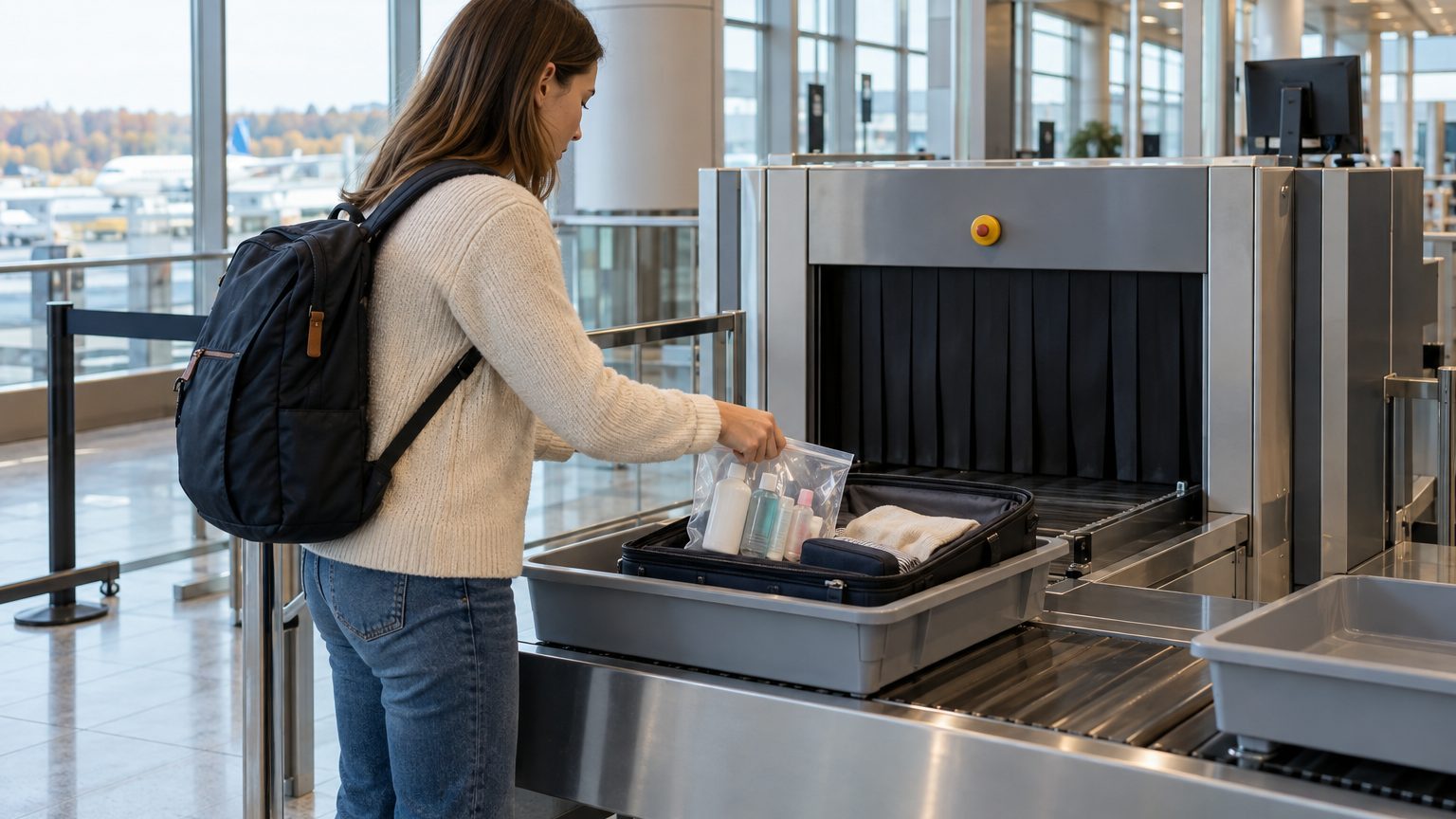 Quels aéroports acceptent 2 litres de liquide en cabine en 2026 (et pourquoi la France reste à 100 ml)